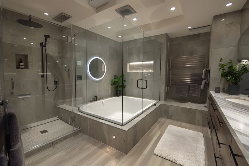 Custom Shower and Tub Setup